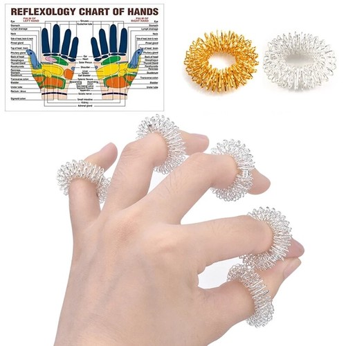 Finger massage ring - 3x,