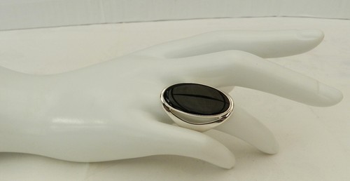 Damen ring mit - damen, schwarzem