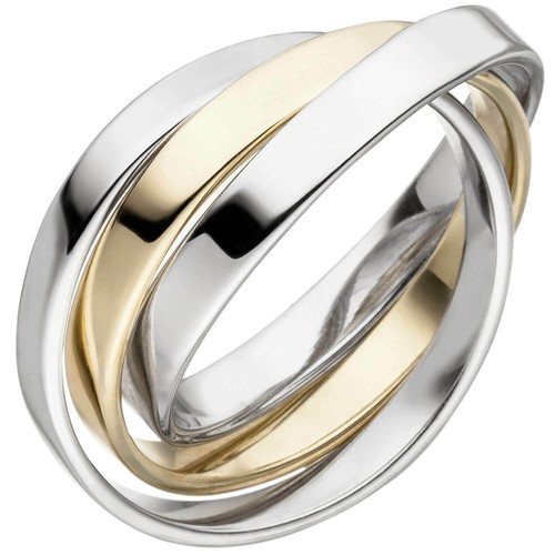 Ring aus 925 silber - 3-er,