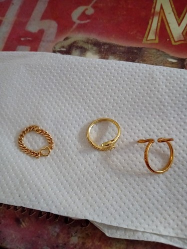 Drei fingerringe für - drei,